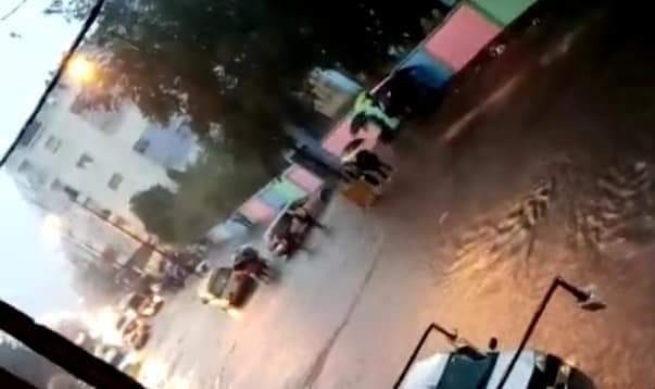 أمطار الخير تغرق شوارع القنيطرة