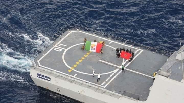 تدريبات مشتركة بين البحرية المغربية والإيطالية