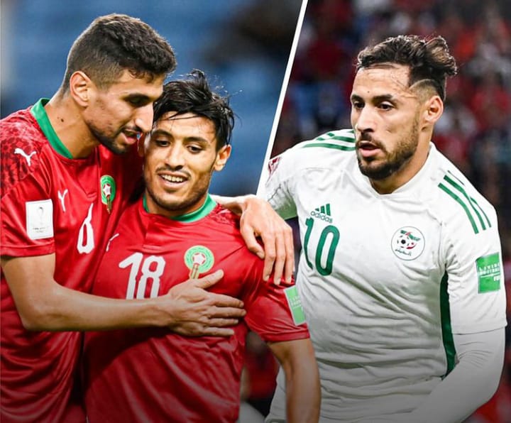 المنتخب المغربي يقابل نظيره الجزائري و عينه على المربع الذهبي